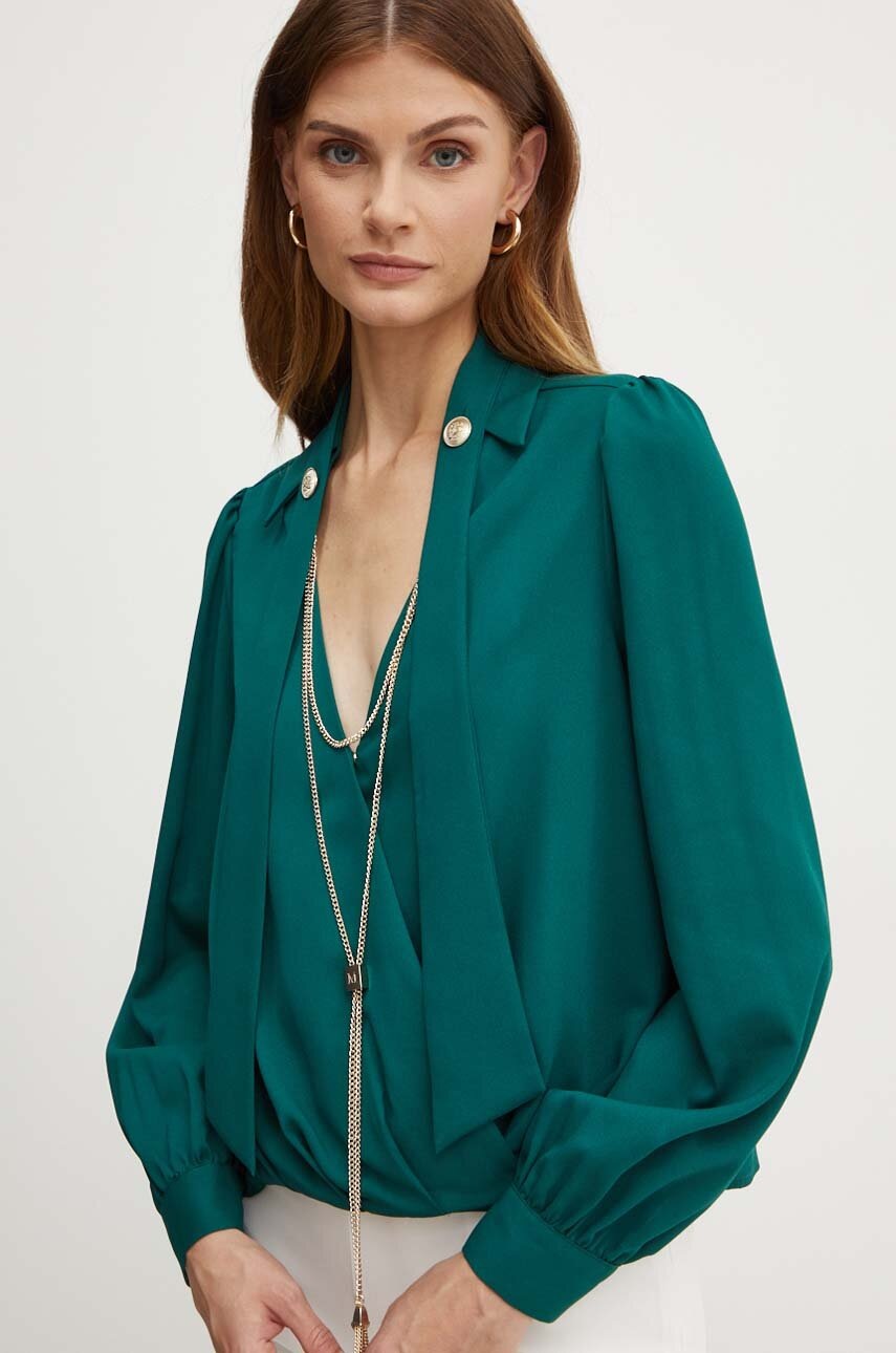 

Блуза Marciano Guess FREDA в зелено с изчистен дизайн 4YGH34 9742Z, Зелен