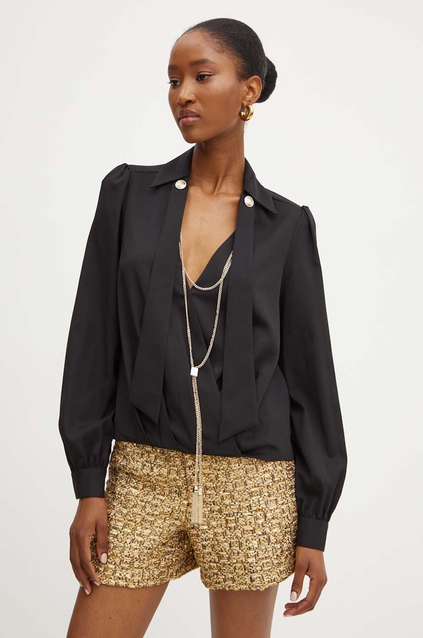 

Блуза Marciano Guess FREDA в черно с изчистен дизайн 4YGH34 9742Z, Черен