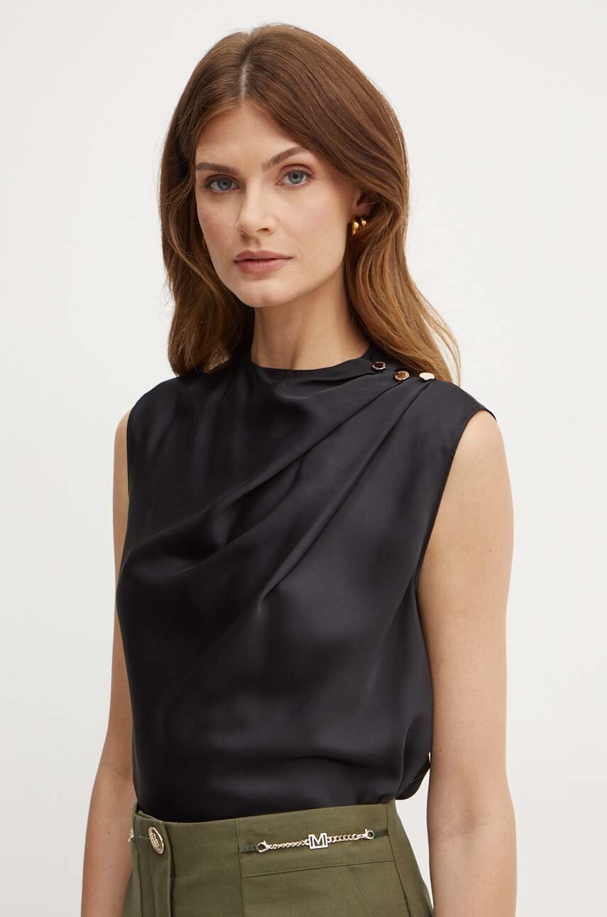 

Блуза Marciano Guess JOSETTE в черно с изчистен дизайн 4YGH04 9444Z, Черен