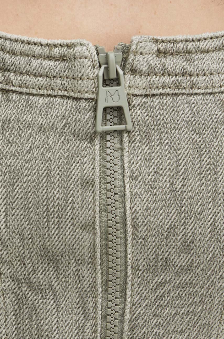 Τζιν τοπ Miss Sixty 6L2XJ2470000 XJ2470 DENIM SHIRT χρώμα: πράσινο, 6L2XJ2470000 φωτογραφία