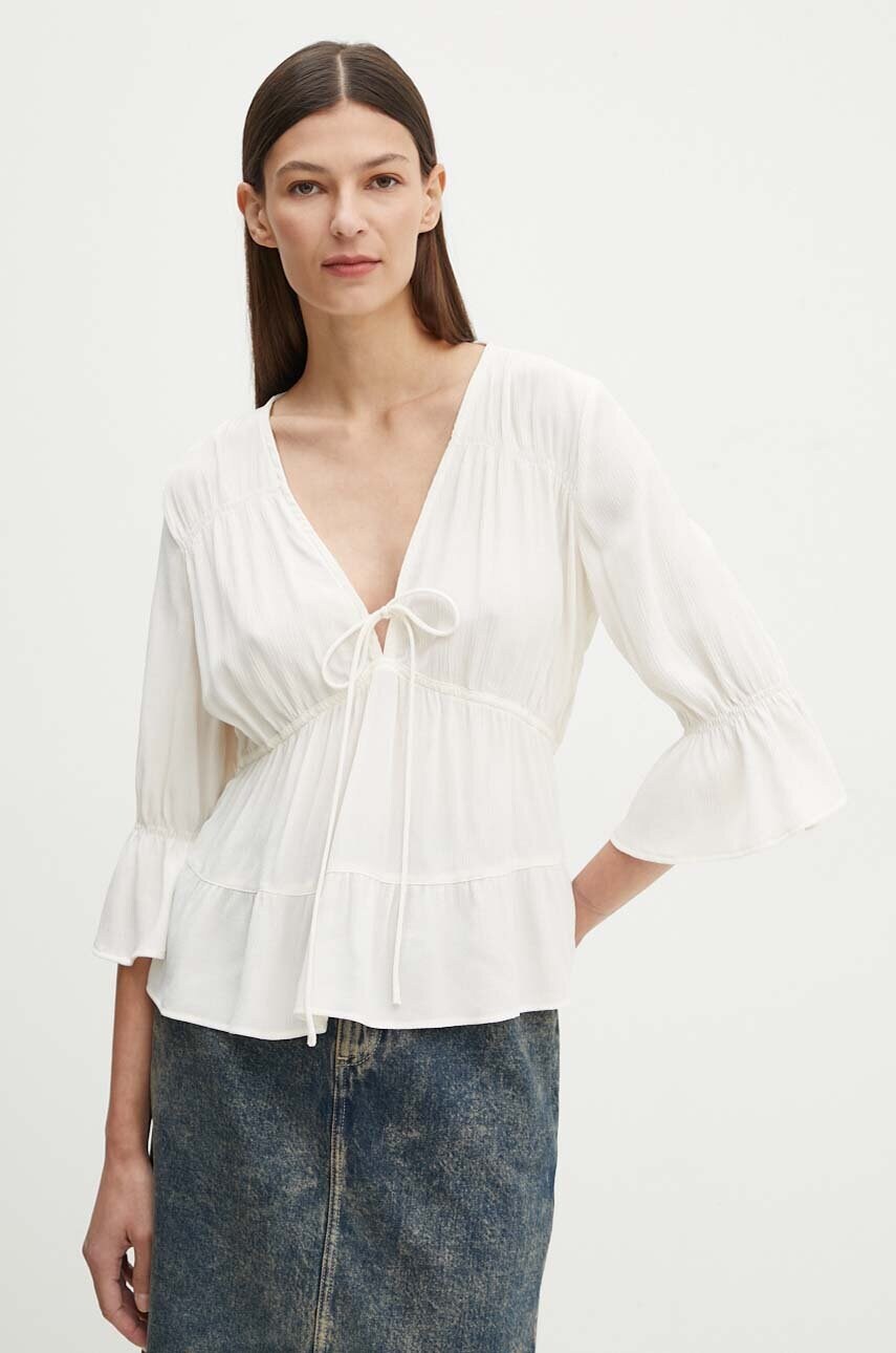 BA&SH bluza femei, culoarea bej, neted, 1H24HILD