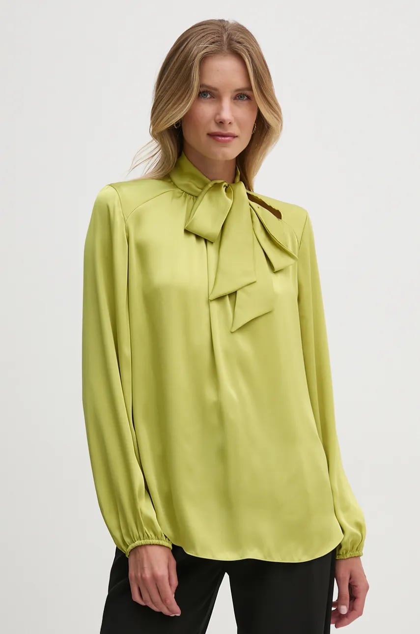 Joseph Ribkoff bluza femei, culoarea verde, neted, 243022 Joseph Ribkoff bluza femei, culoarea verde, neted, 243022