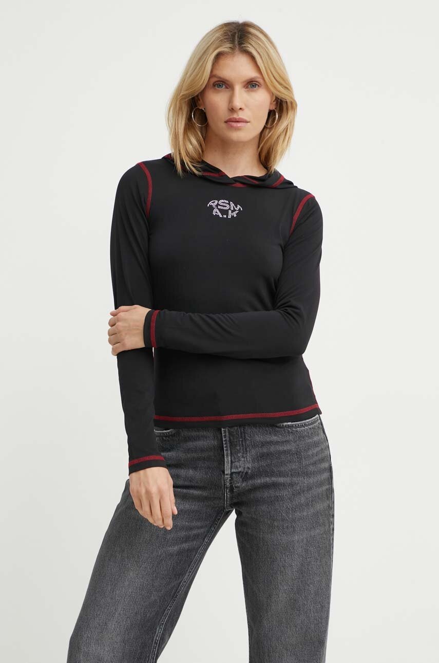 Longsleeve Résumé EstelleRS χρώμα: μαύρο, 23021262 φωτογραφία