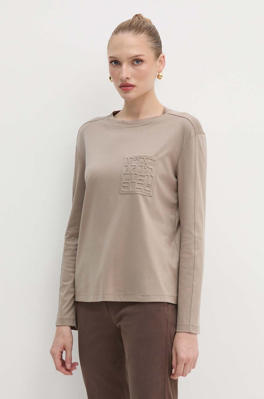 

Блуза с дълги ръкави Max Mara Leisure в бежово 2426946088600, Бежов