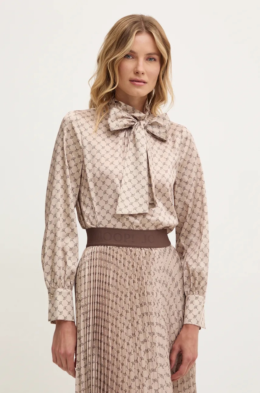Joop! bluza femei, culoarea bej, modelator, 30043987 Joop! bluza femei, culoarea bej, modelator, 30043987