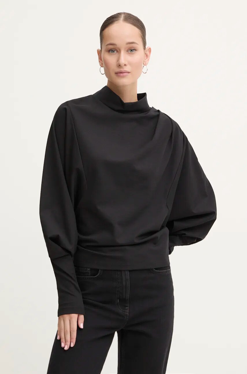 IRO bluză femei, culoarea negru, uni, WM16MELISSO IRO bluză femei, culoarea negru, uni, WM16MELISSO