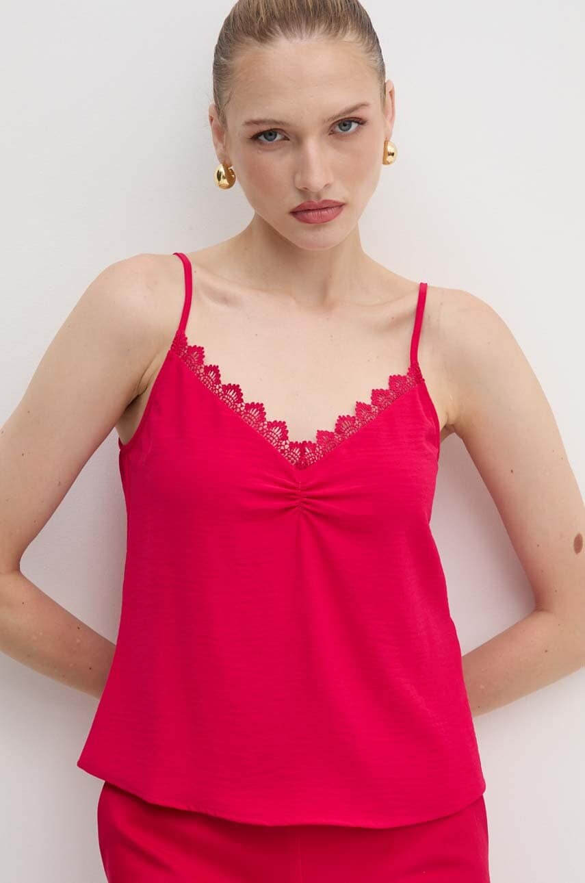 Morgan bluza OCHAL femei, culoarea roz, neted, OCHAL