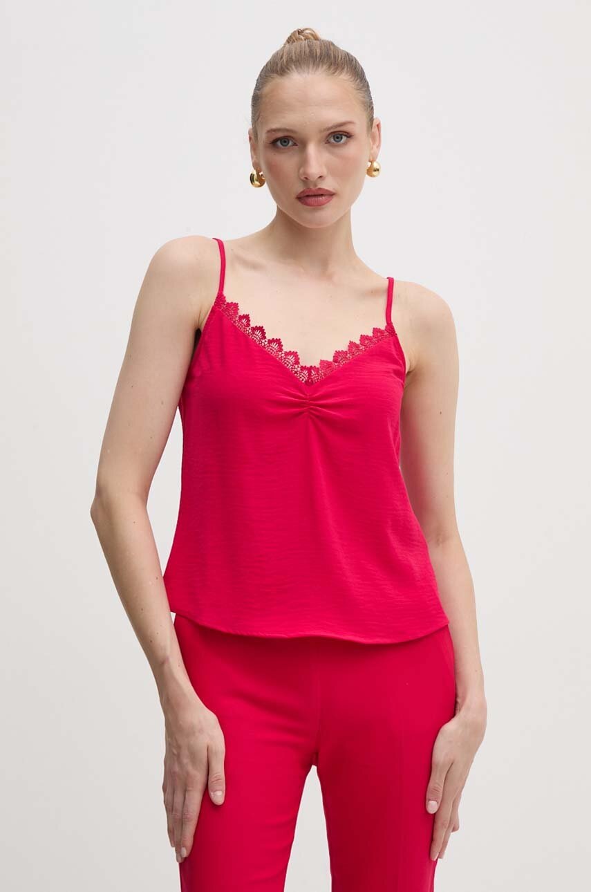 Μπλουζάκι Morgan OCHAL χρώμα: ροζ, OCHAL φωτογραφία