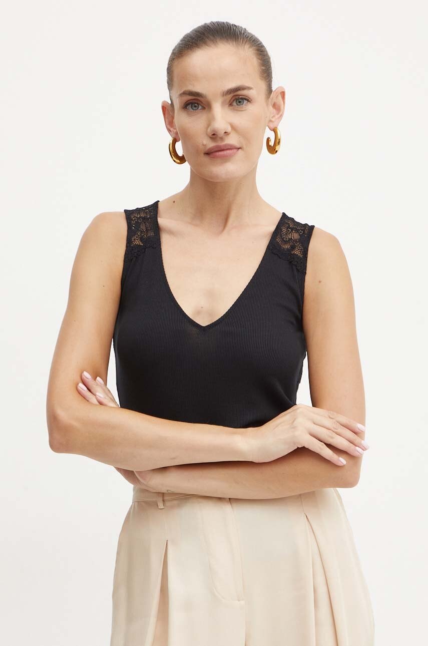 Morgan top DIOU culoarea negru, DIOU