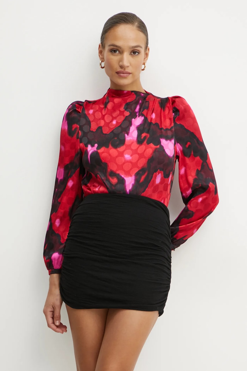 Morgan bluza ORIEU.F femei, culoarea rosu, modelator, ORIEU.F