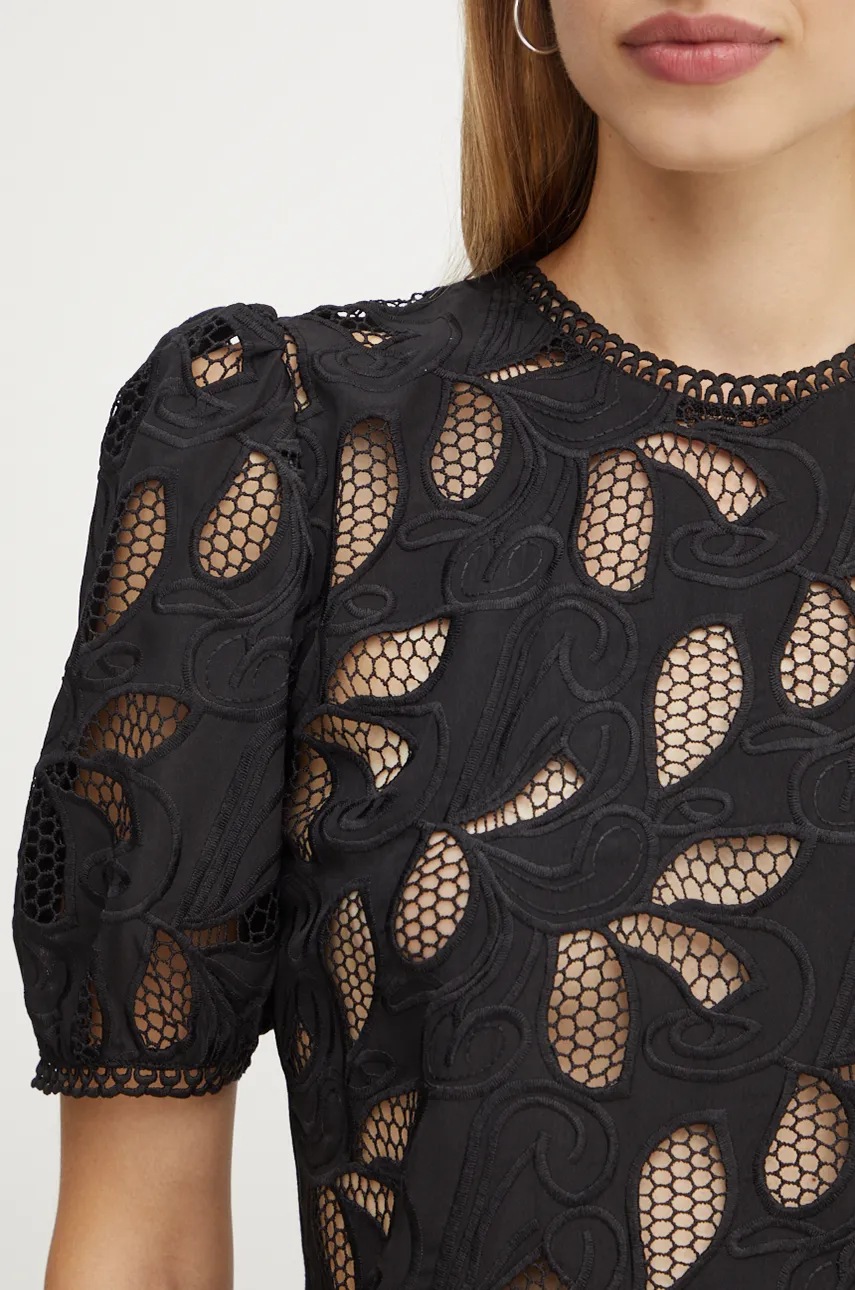 Μπλουζάκι Morgan DROUL χρώμα: μαύρο, DROUL φωτογραφία