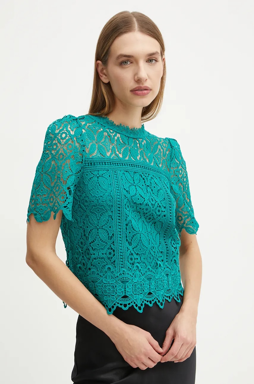 Morgan bluza ORMAY femei, culoarea verde, neted, ORMAY Morgan bluza ORMAY femei, culoarea verde, neted, ORMAY