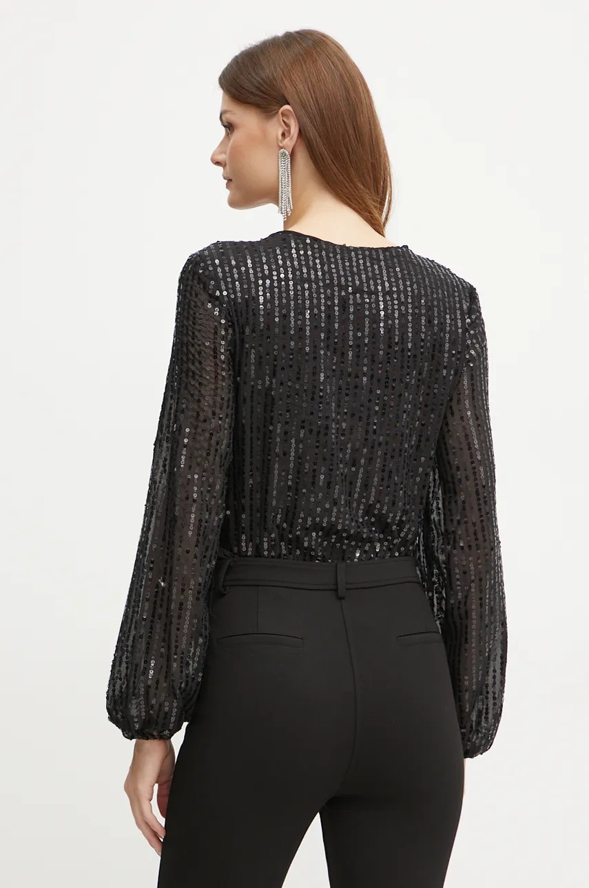Bardot body SEQUIN fekete, női, nyomott mintás, 58945TB3 termék 2. képe