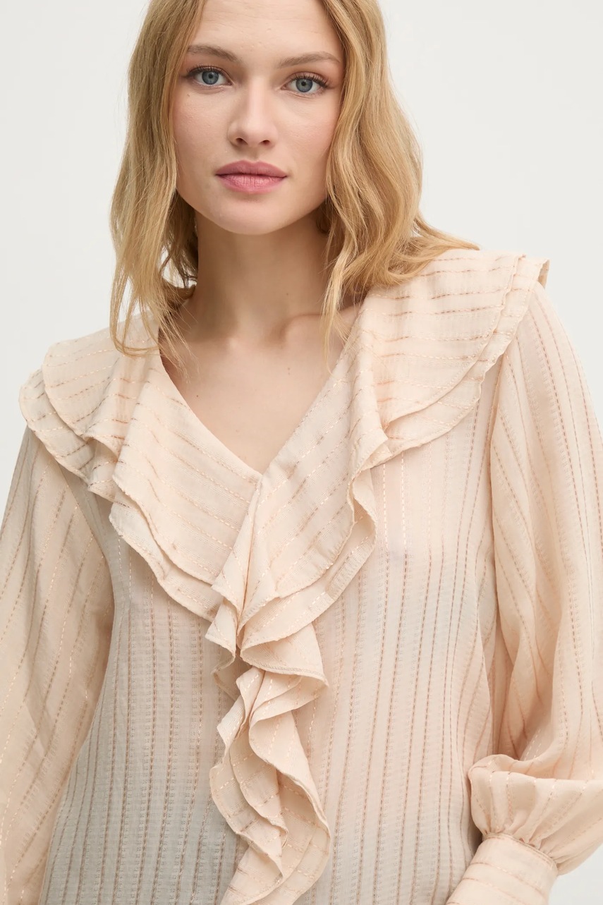 Μπλουζάκι Hoss Intropia χρώμα: ροζ, 6288683 φωτογραφία