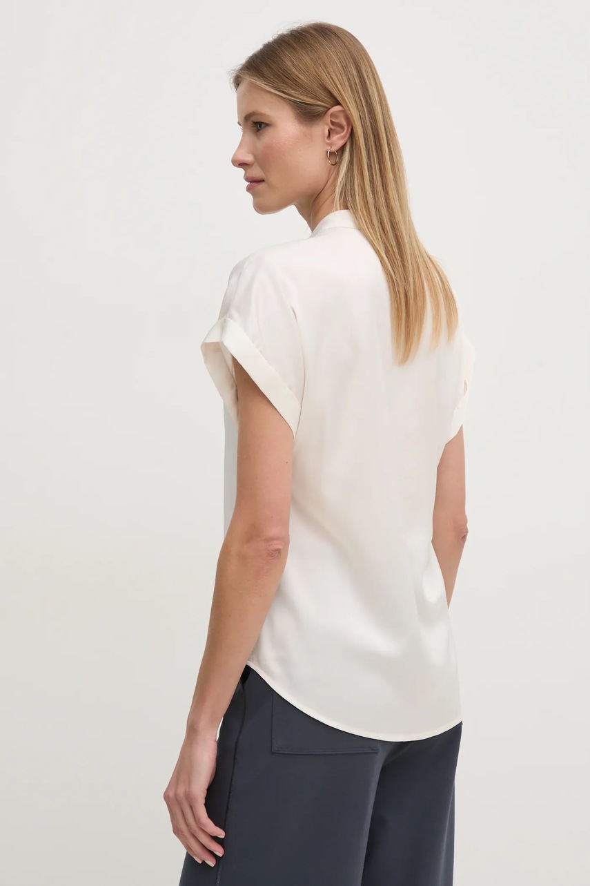 Μπλουζάκι Sandro Ferrone χρώμα: μπεζ, SFS32YBEMERCURIO φωτογραφία