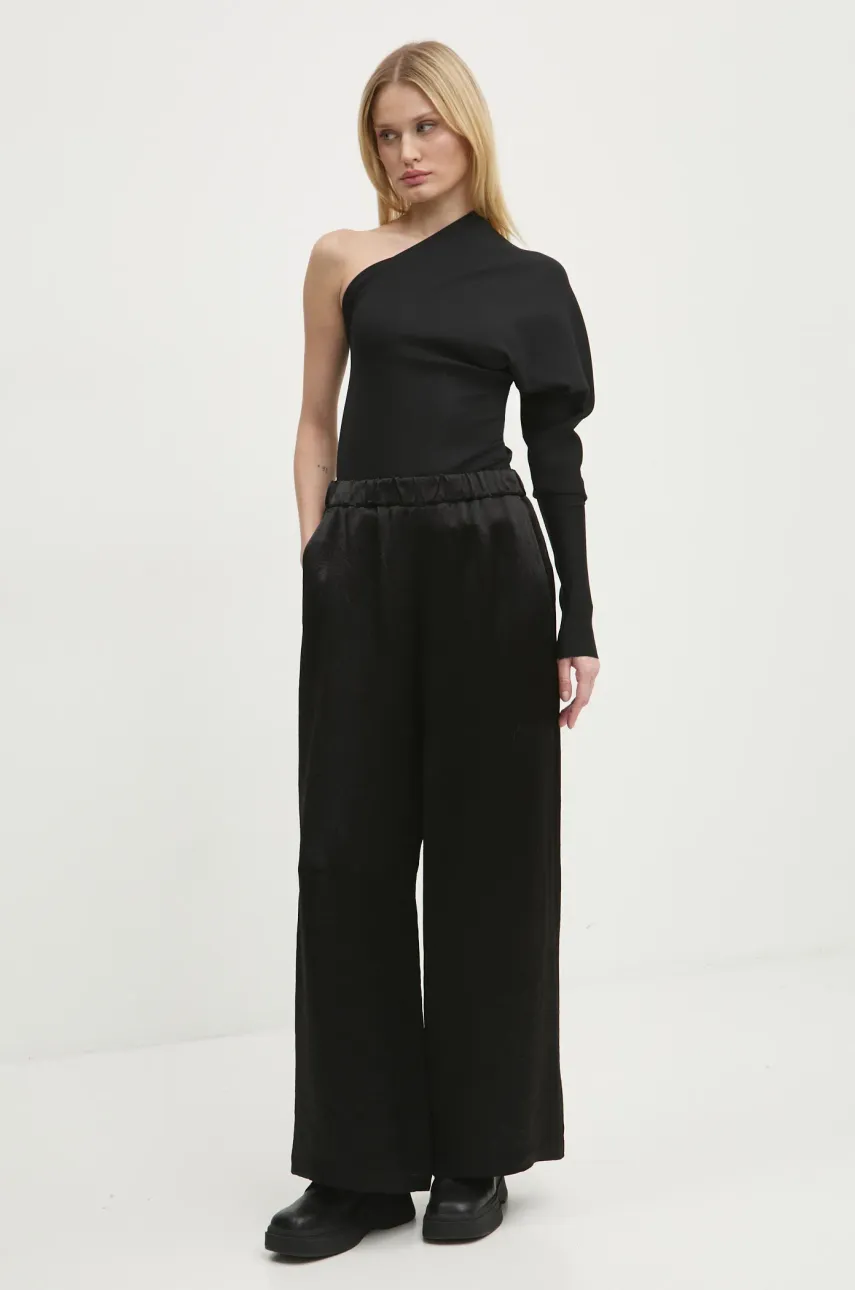 Блузка Rick Owens Lilies женская цвет чёрный однотонная LI02D5220NEOS Блузка Rick Owens Lilies женская цвет чёрный однотонная LI02D5220NEOS