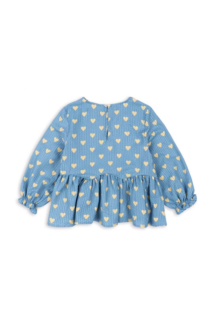 Детская хлопковая блузка Konges Sløjd VIDA BLOUSE GOTS узор KS101725