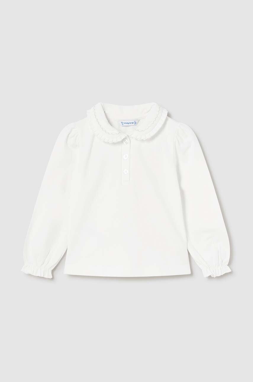 Mayoral bluza bebe culoarea bej, neted, 104