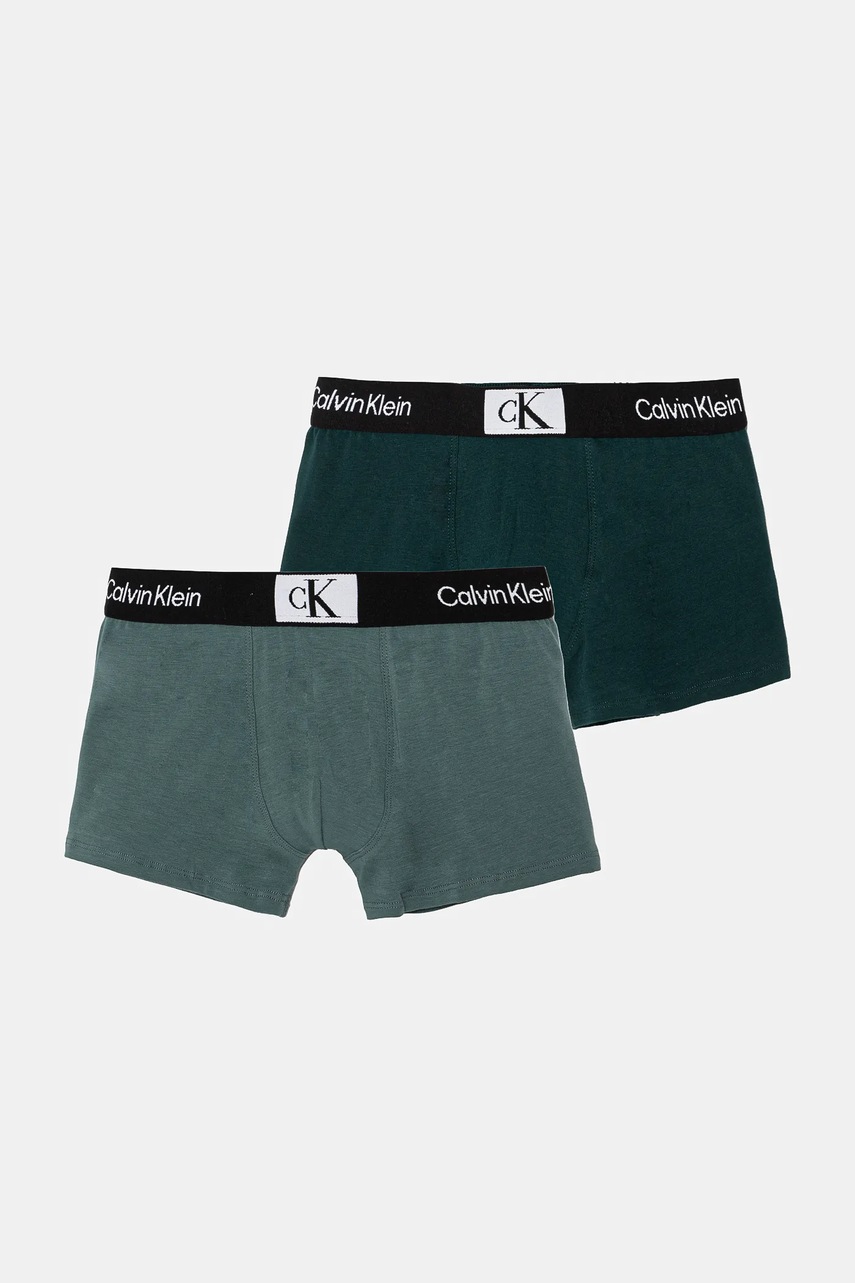 

Детски боксерки Calvin Klein Underwear (2 броя) в зелено B70B700497, Зелен