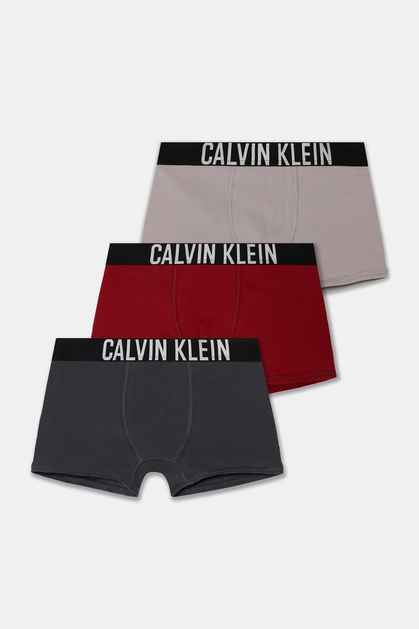 

Детски боксерки Calvin Klein Underwear (3 чифта) в червено B70B700499, Червен