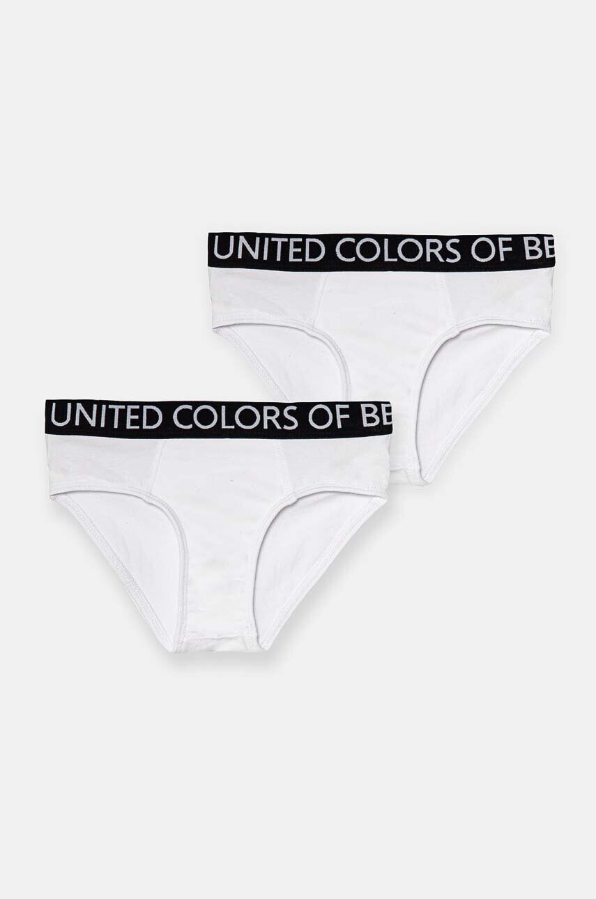 United Colors of Benetton slip copii culoarea alb, 3OP80S484