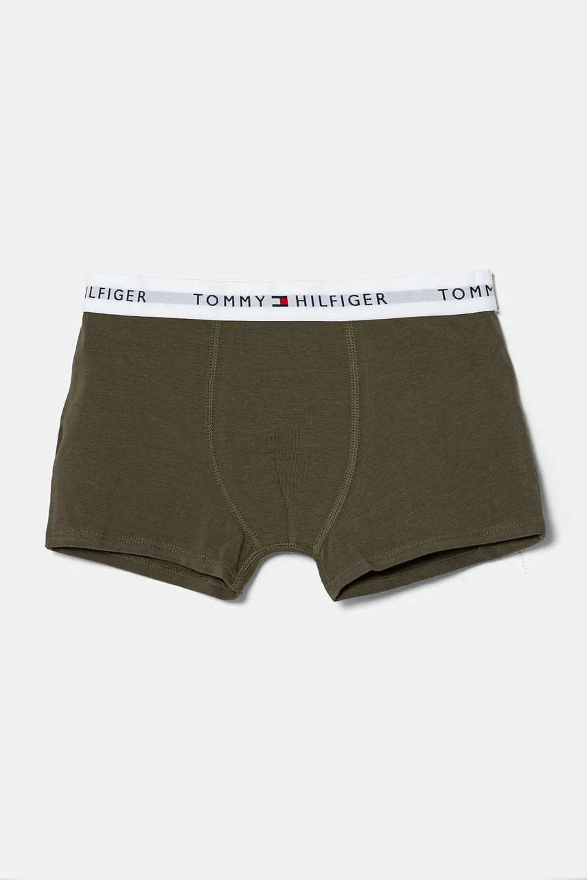 Детские боксеры Tommy Hilfiger 2 шт цвет зелёный UB0UB00550