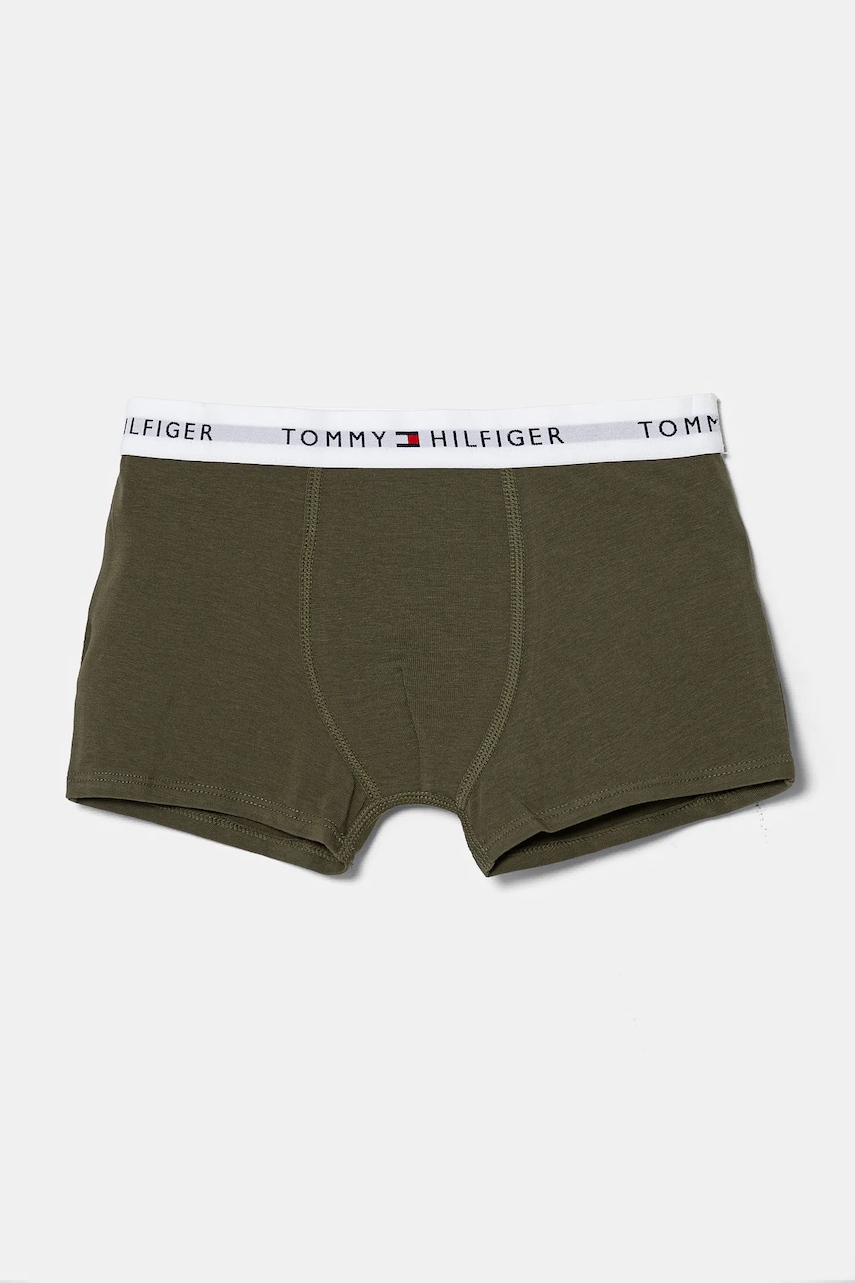 Детские боксеры Tommy Hilfiger 2 шт цвет зелёный UB0UB00550 Детские боксеры Tommy Hilfiger 2 шт цвет зелёный UB0UB00550