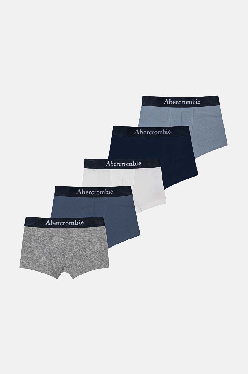 

Детски боксерки Abercrombie & Fitch (5 броя) в синьо KI214-4003, Син