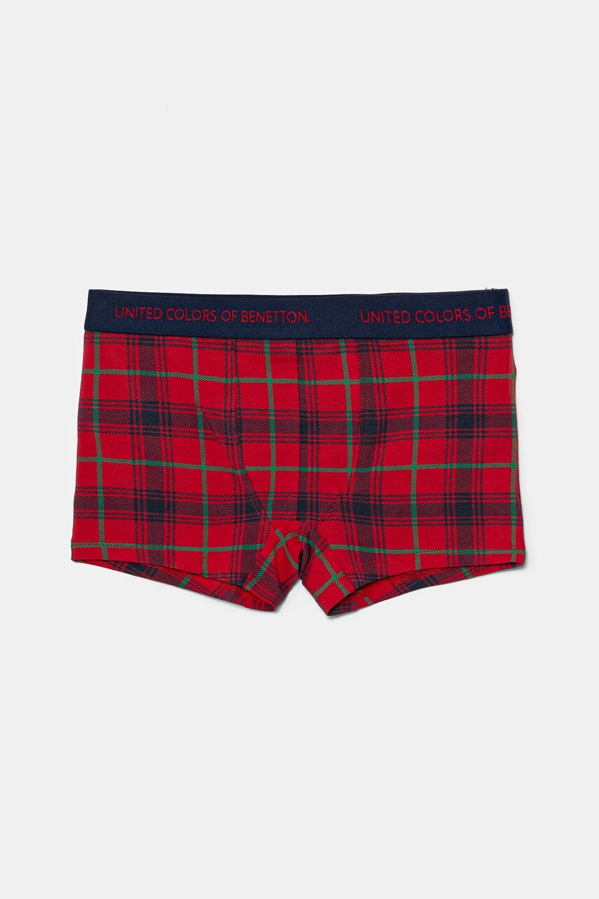 United Colors of Benetton boxeri copii culoarea bordo, 3TRL0X01C