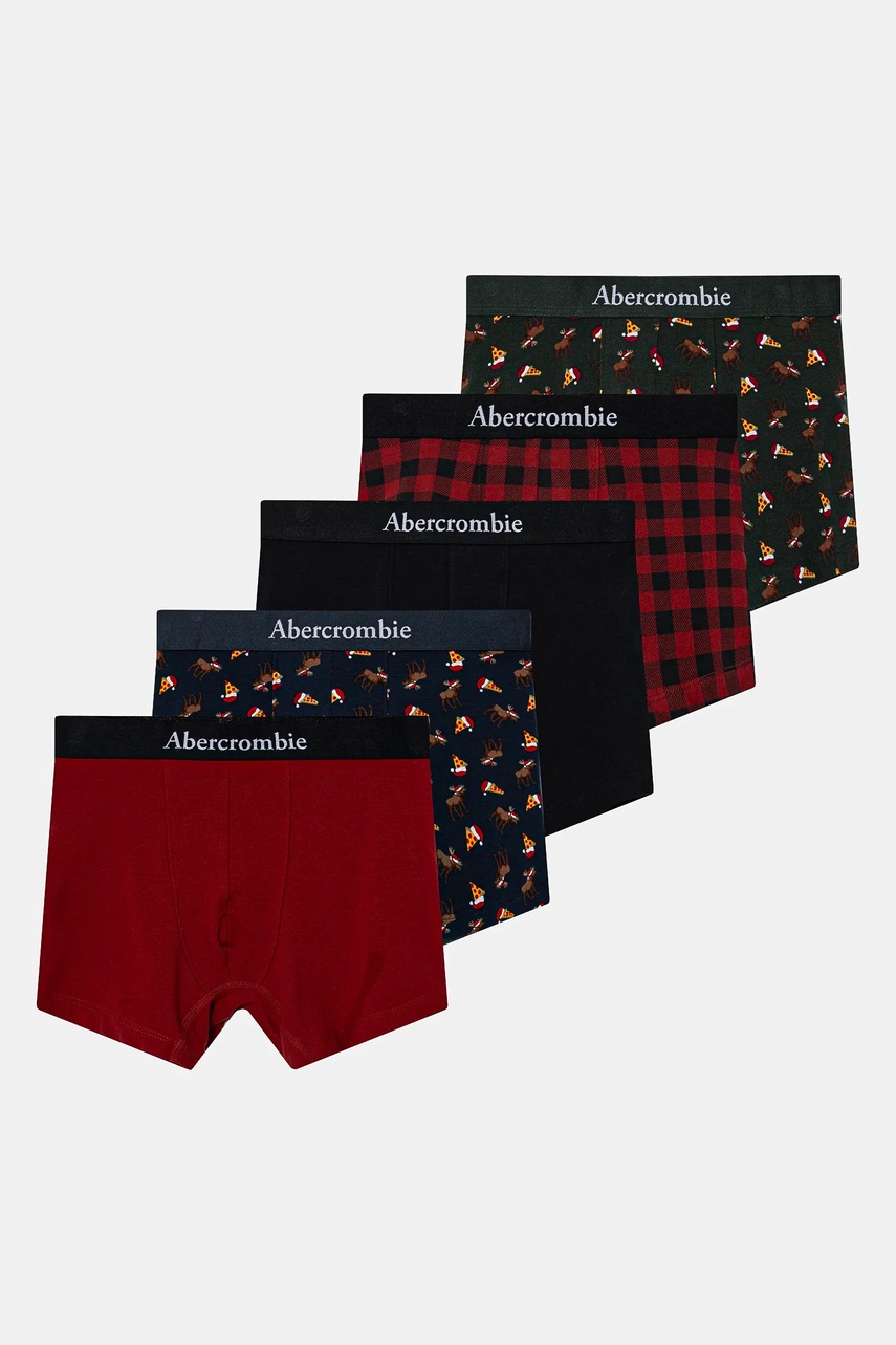 

Боксерки Abercrombie & Fitch (5 чифта) в черно KI214-4009, Черен