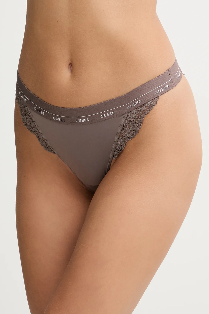 

Бикини тип бразилиана Guess JANE в черно O4YE00 PZ01C, Кафяв