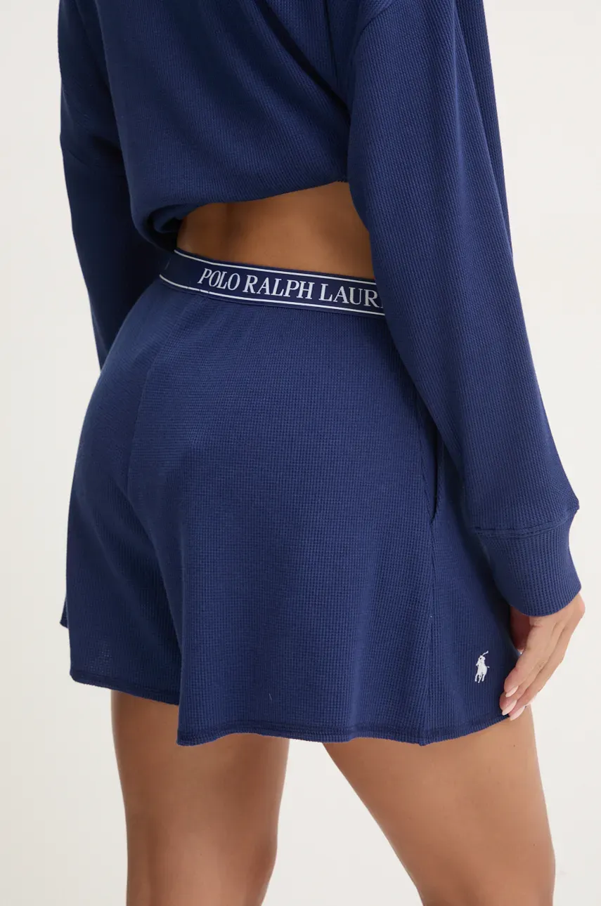 Пижамные шорты Polo Ralph Lauren женские цвет синий 4P0150 Пижамные шорты Polo Ralph Lauren женские цвет синий 4P0150
