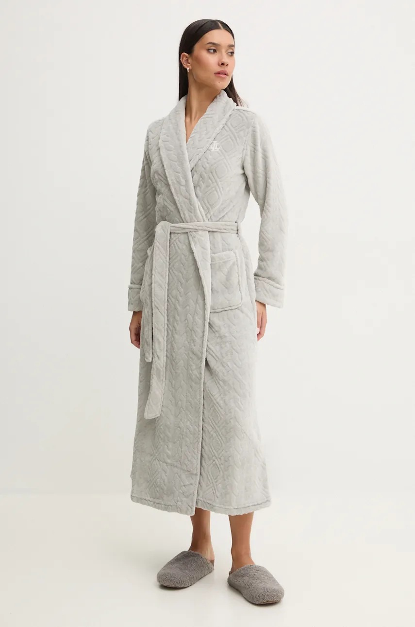 

Халат Lauren Ralph Lauren в сиво ILN52372, Сив