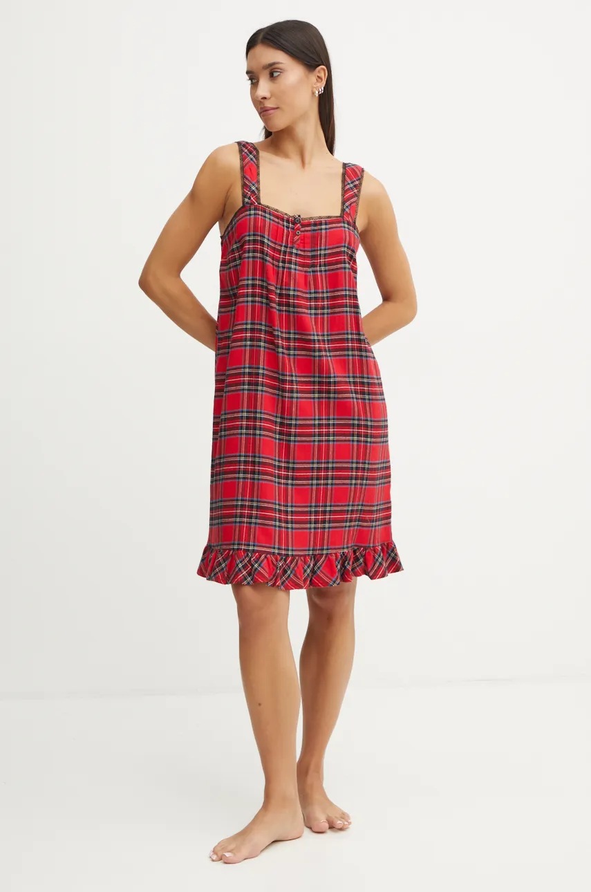 

Нощница Lauren Ralph Lauren дамска в червено ILN22375, Червен