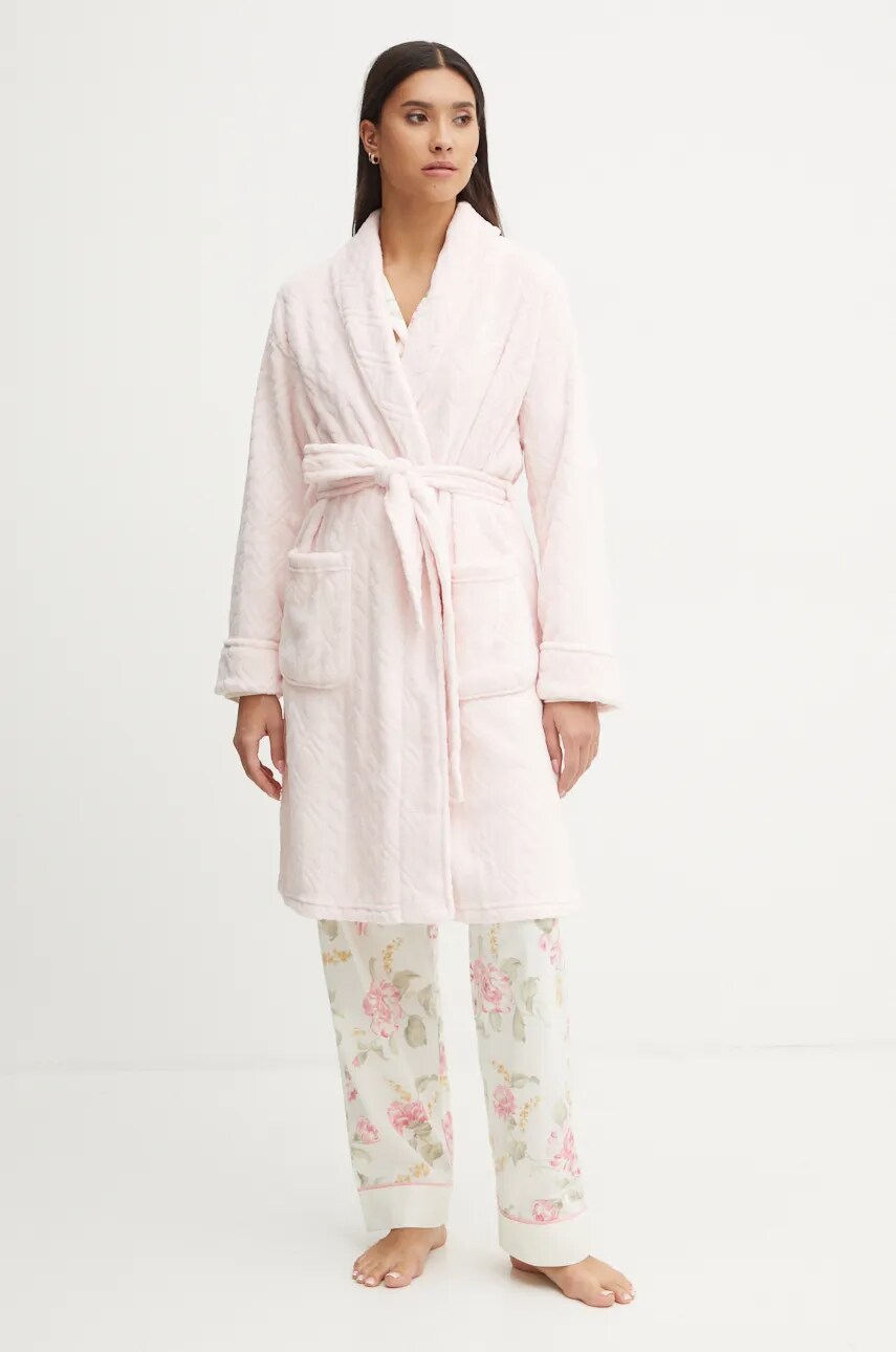 

Халат Lauren Ralph Lauren в розово ILN42372F, Розов