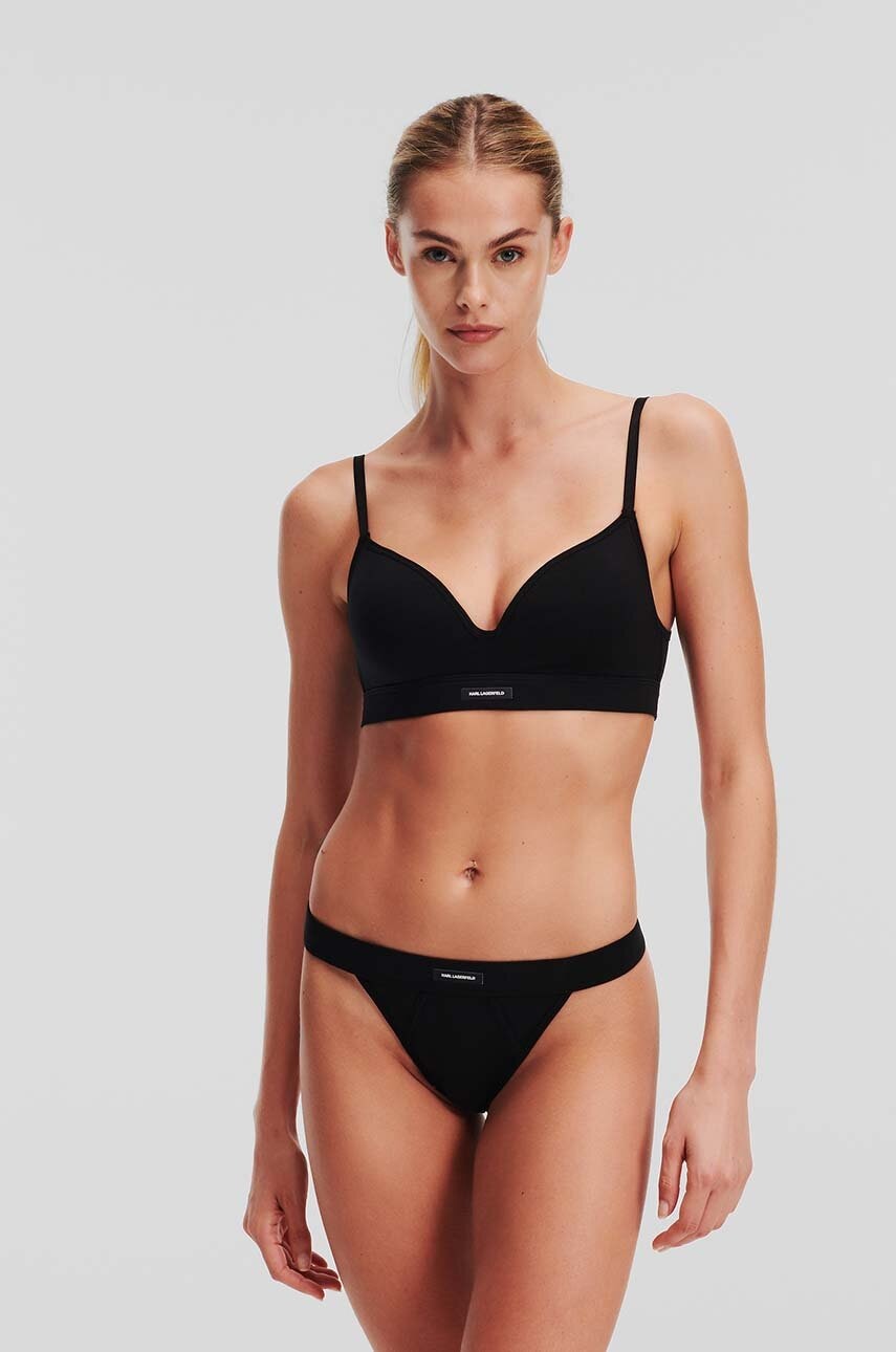 

Бикини тип бразилиана Karl Lagerfeld в черно 245W2109, Черен