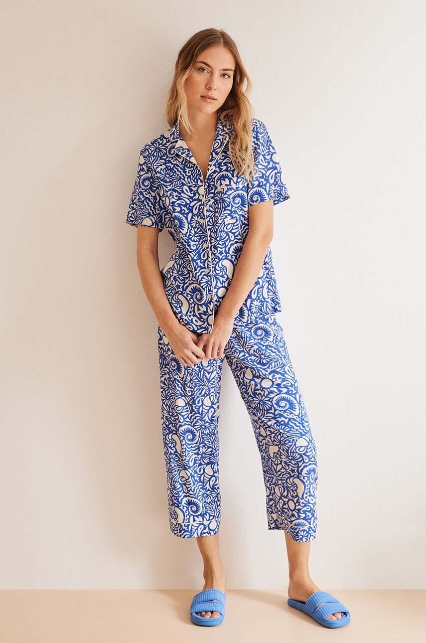 

Пижама women'secret MIX AND MATCH SEASIDES дамска в синьо 4857423, Син
