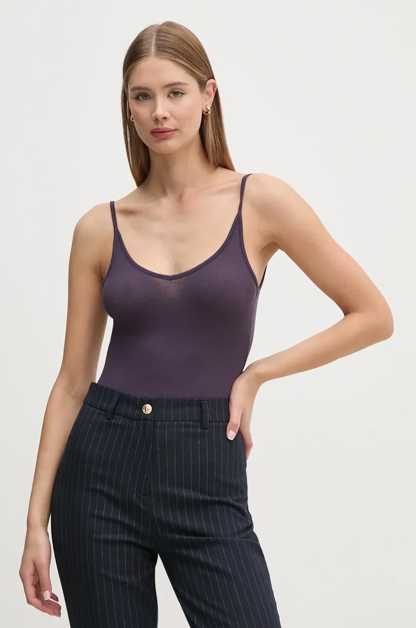 Боди United Colors of Benetton женское цвет фиолетовый 3P2Y1B002 Боди United Colors of Benetton женское цвет фиолетовый 3P2Y1B002