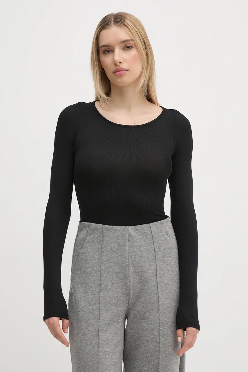 

Боди United Colors of Benetton дамско в черно 3P2Y1B003, Черен