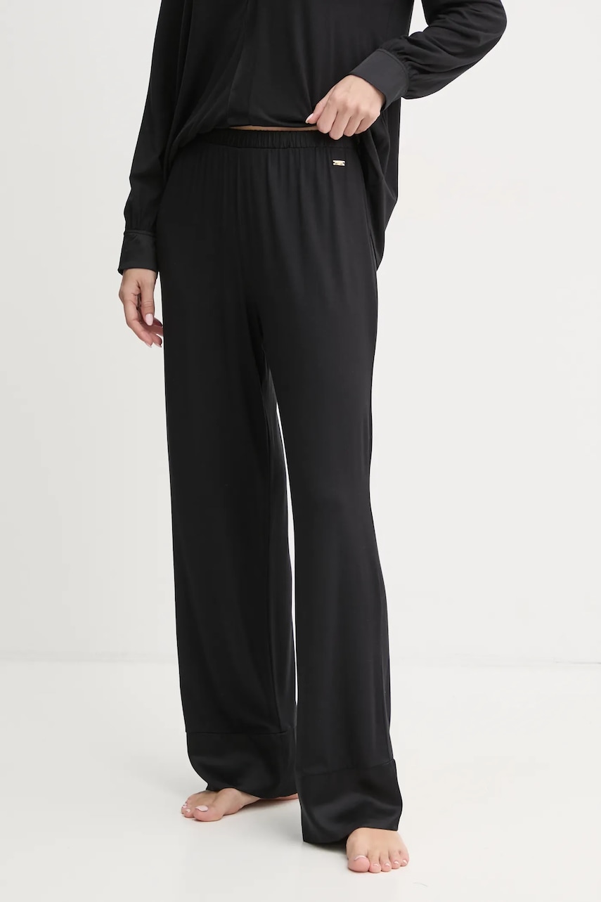 United Colors of Benetton pantaloni de pijama femei, culoarea negru, 3ZEW3F03X United Colors of Benetton pantaloni de pijama femei, culoarea negru, 3ZEW3F03X