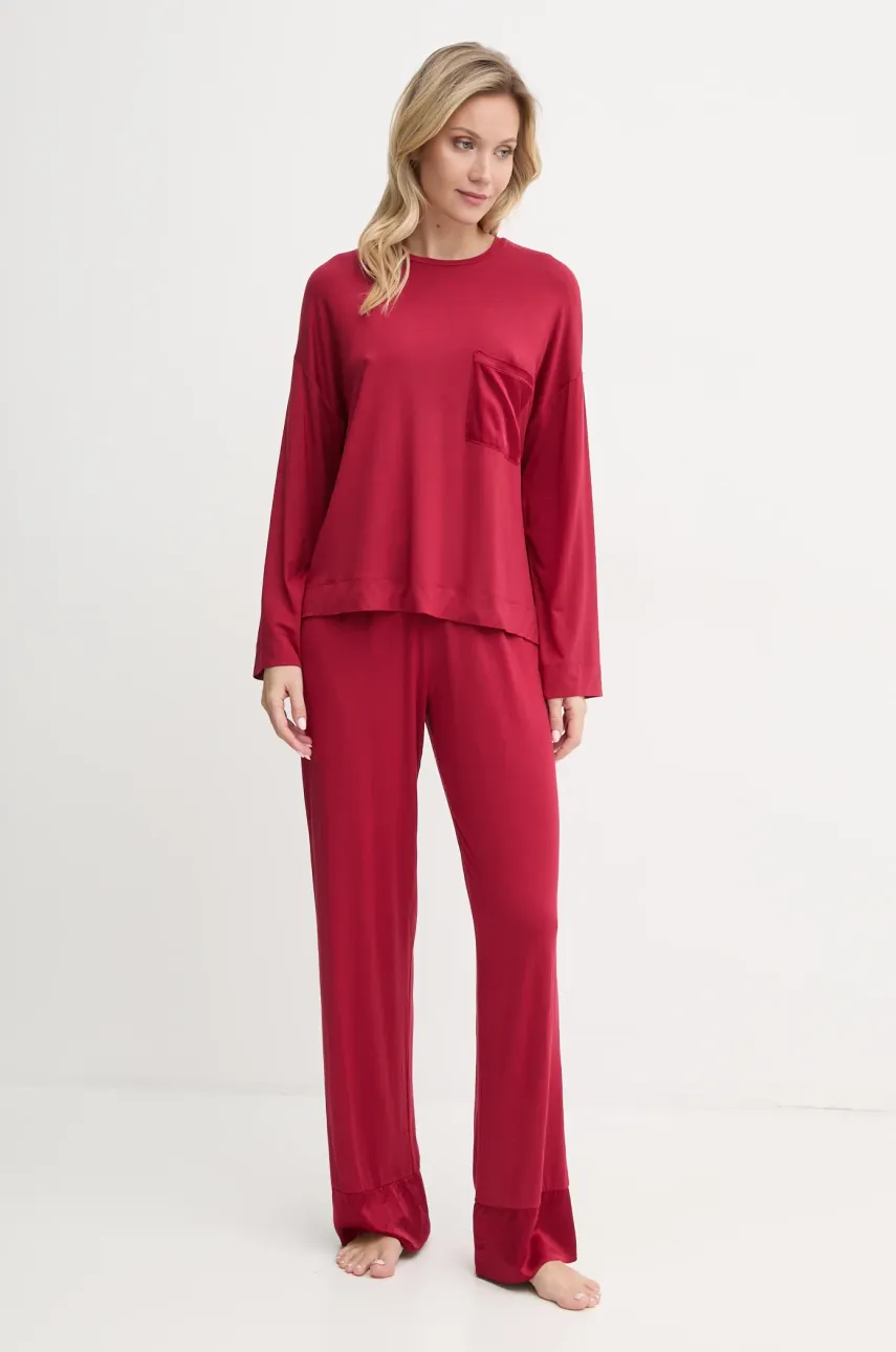 Пижамный лонгслив United Colors of Benetton цвет бордовый 3ZEW3M06P Пижамный лонгслив United Colors of Benetton цвет бордовый 3ZEW3M06P