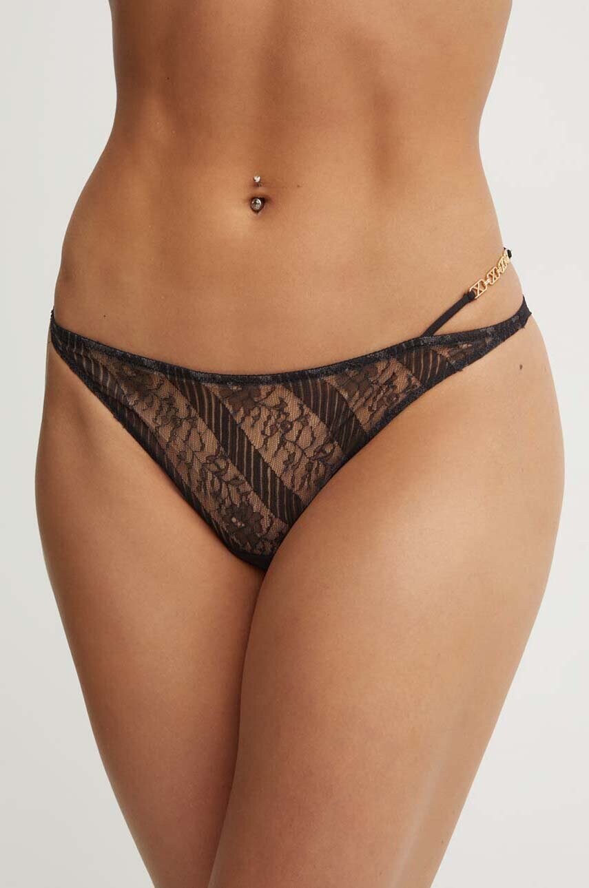 Chantelle chiloti brazilieni culoarea negru, C010G0
