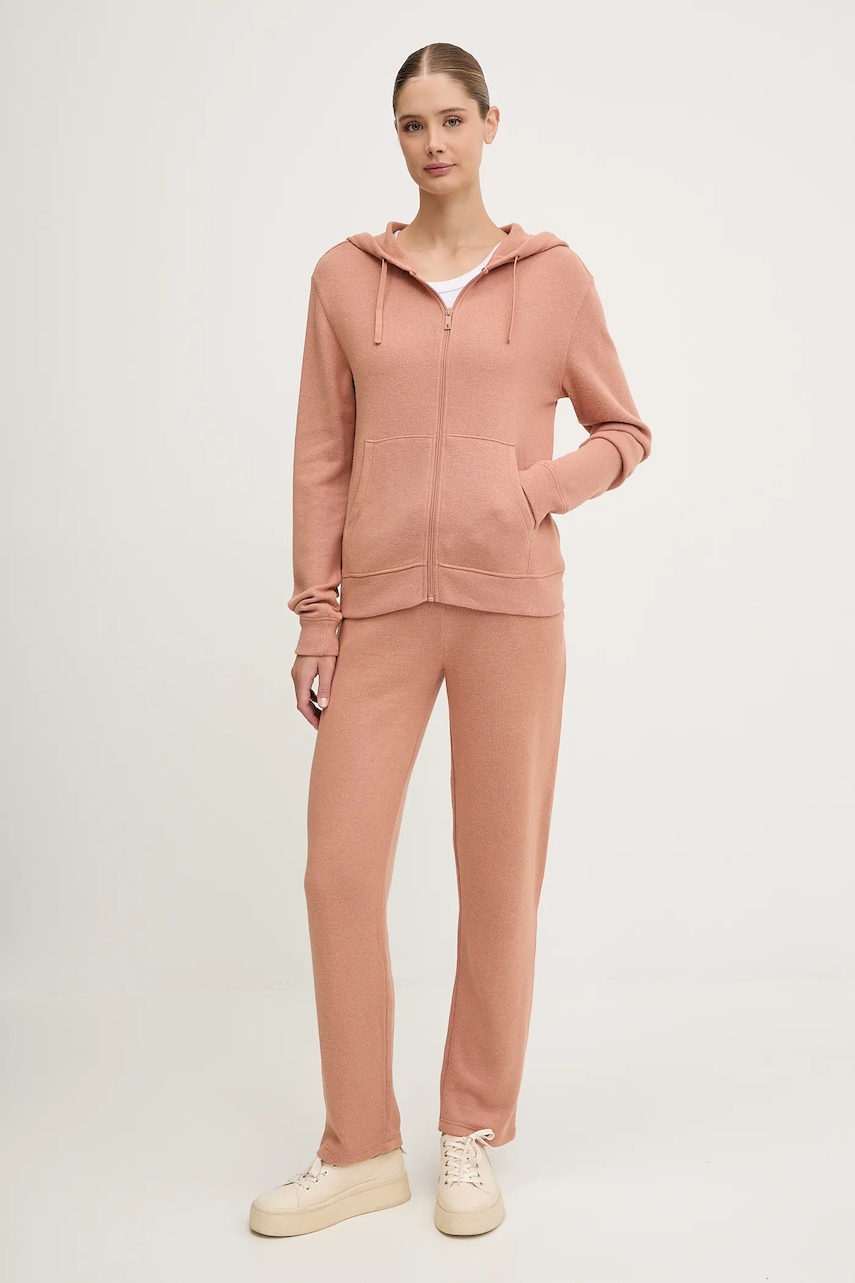 Кофта Chantelle цвет синий с капюшоном однотонная C15WL5 Кофта Chantelle цвет синий с капюшоном однотонная C15WL5