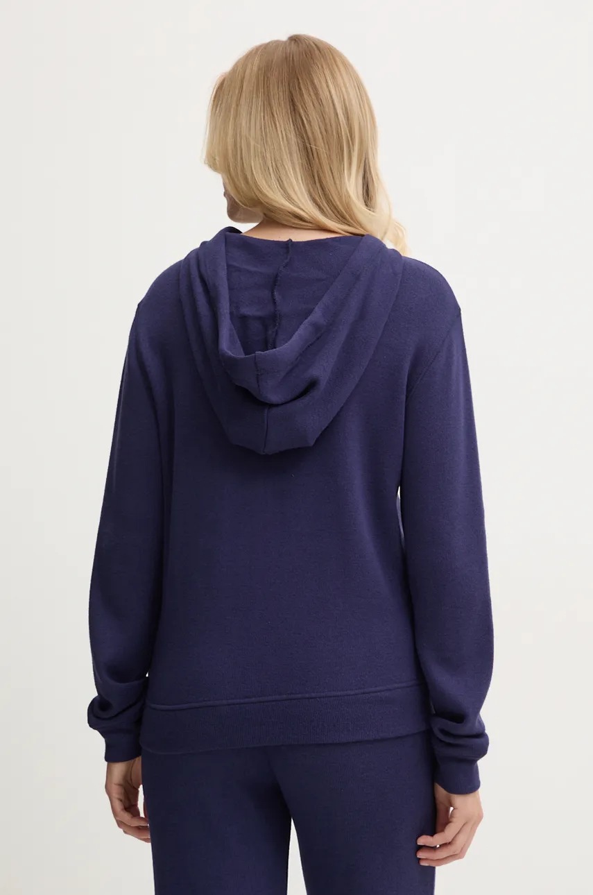 Μπλούζα Chantelle χρώμα: ναυτικό μπλε, με κουκούλα, C15WL5 φωτογραφία