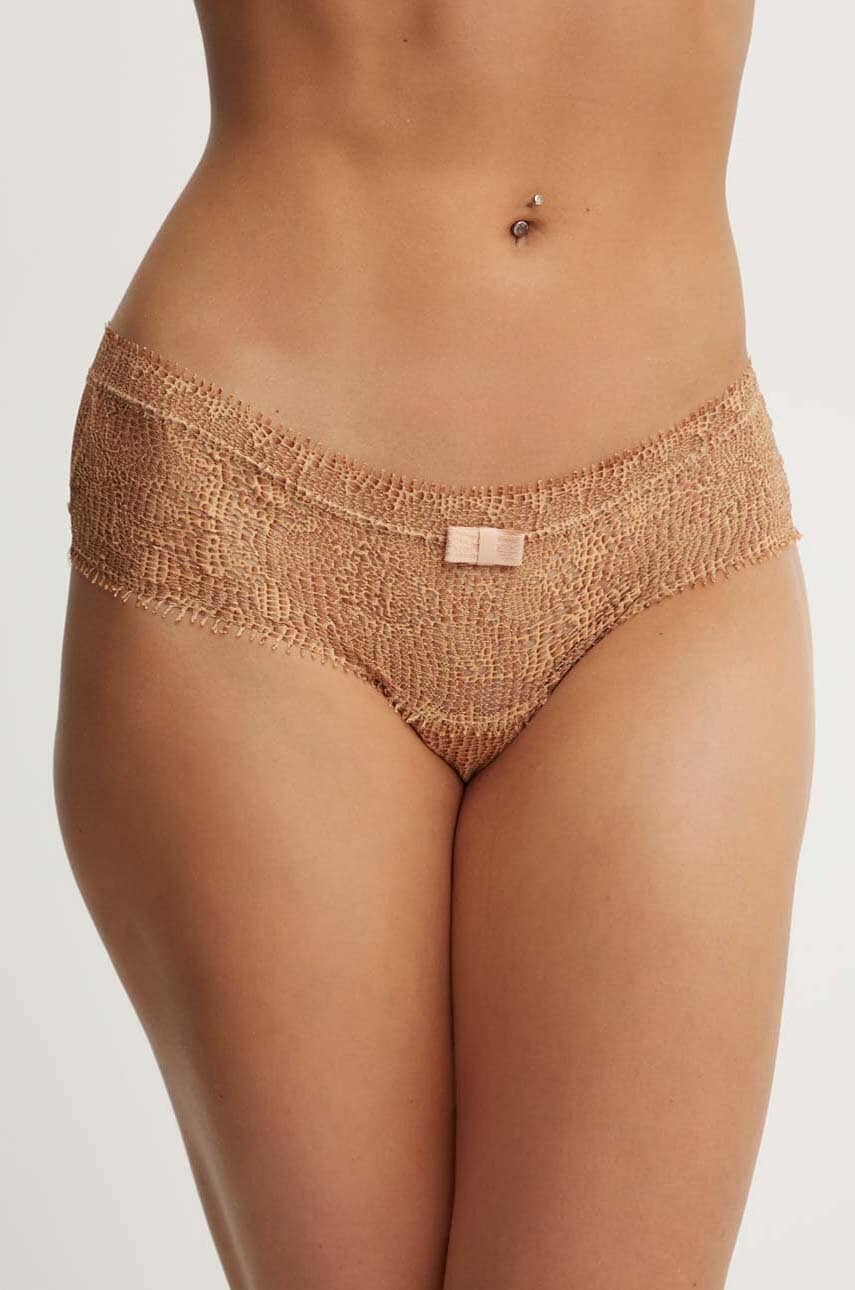 Chantelle chiloti culoarea bej, C15F40