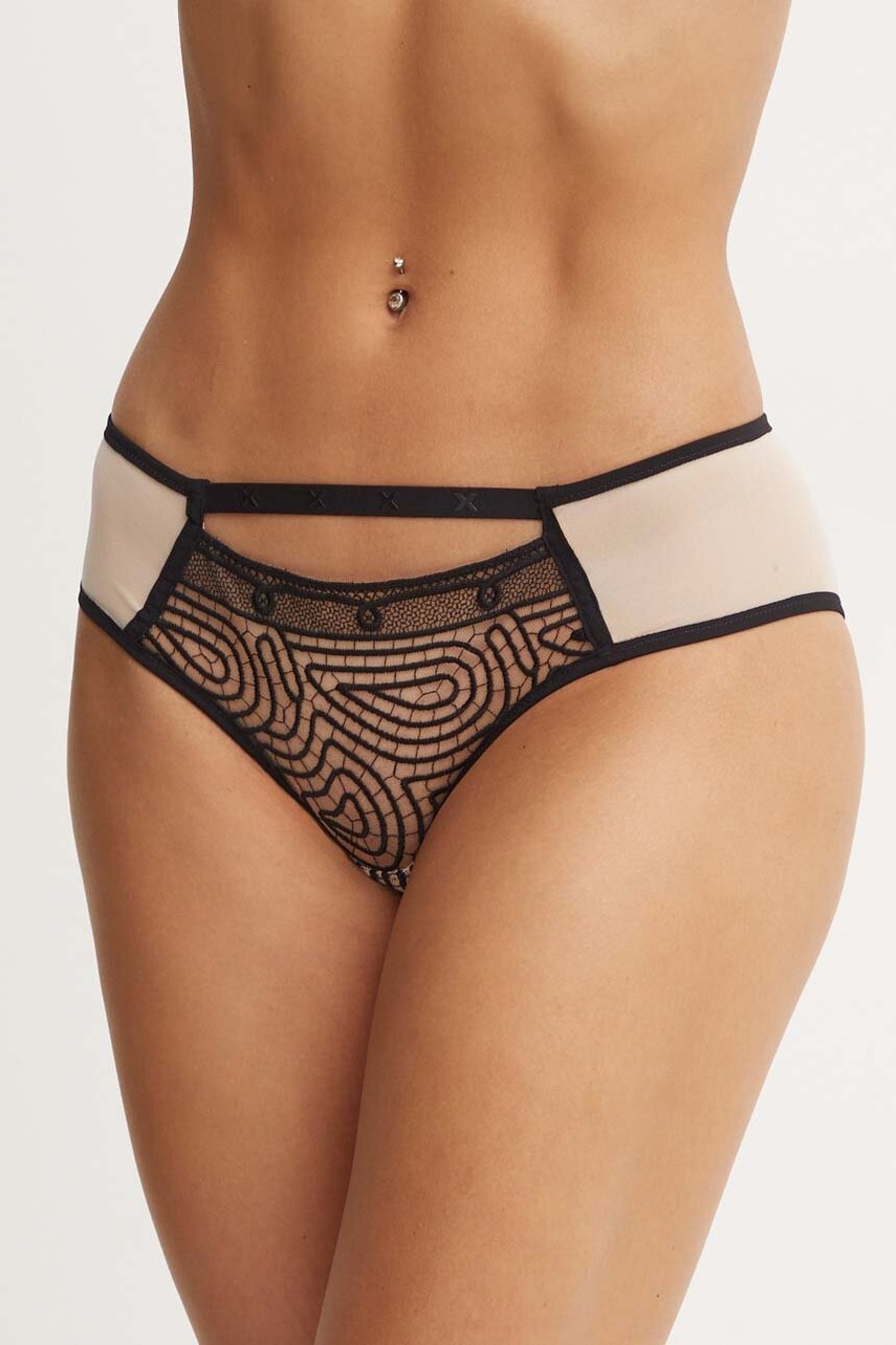 Chantelle chiloti culoarea bej, transparent, C018B0