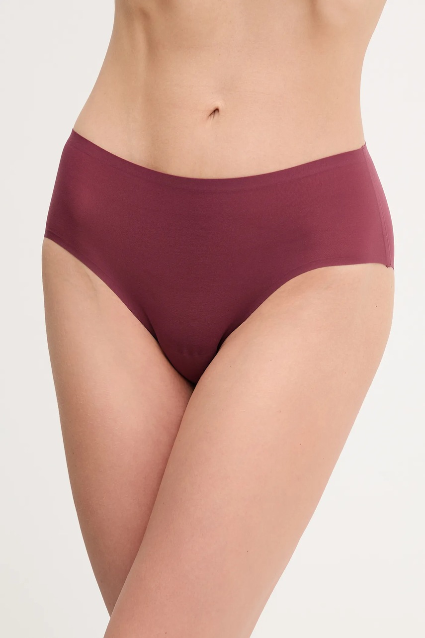 Chantelle chiloți culoarea bordo, C26440