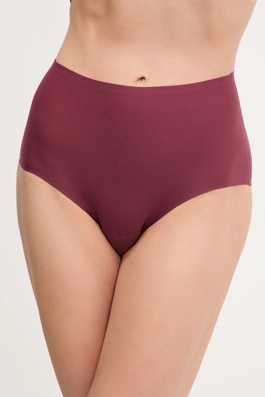 Chantelle chiloți culoarea bordo, C26470