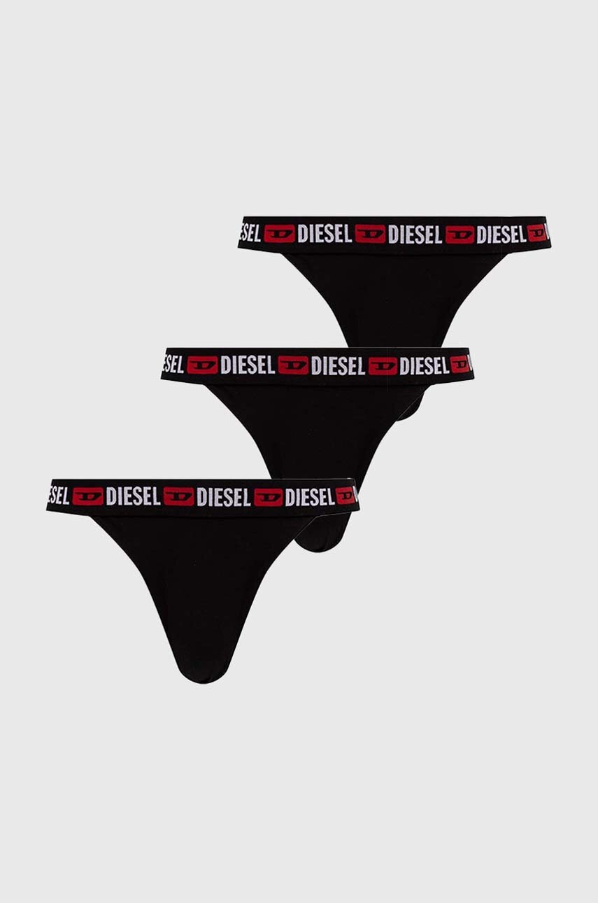 

Прашки Diesel UFPN-EBBYSS-THREEPACK (3 чифта) в черно A13403.0EAXL, Черен
