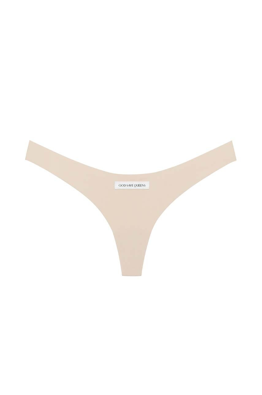 

Прашки GOD SAVE QUEENS SECOND SKIN THONG в бежово GSQ-135-124, Бежов